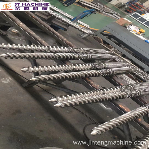 conical twin screw barrel for plastic extruder machine